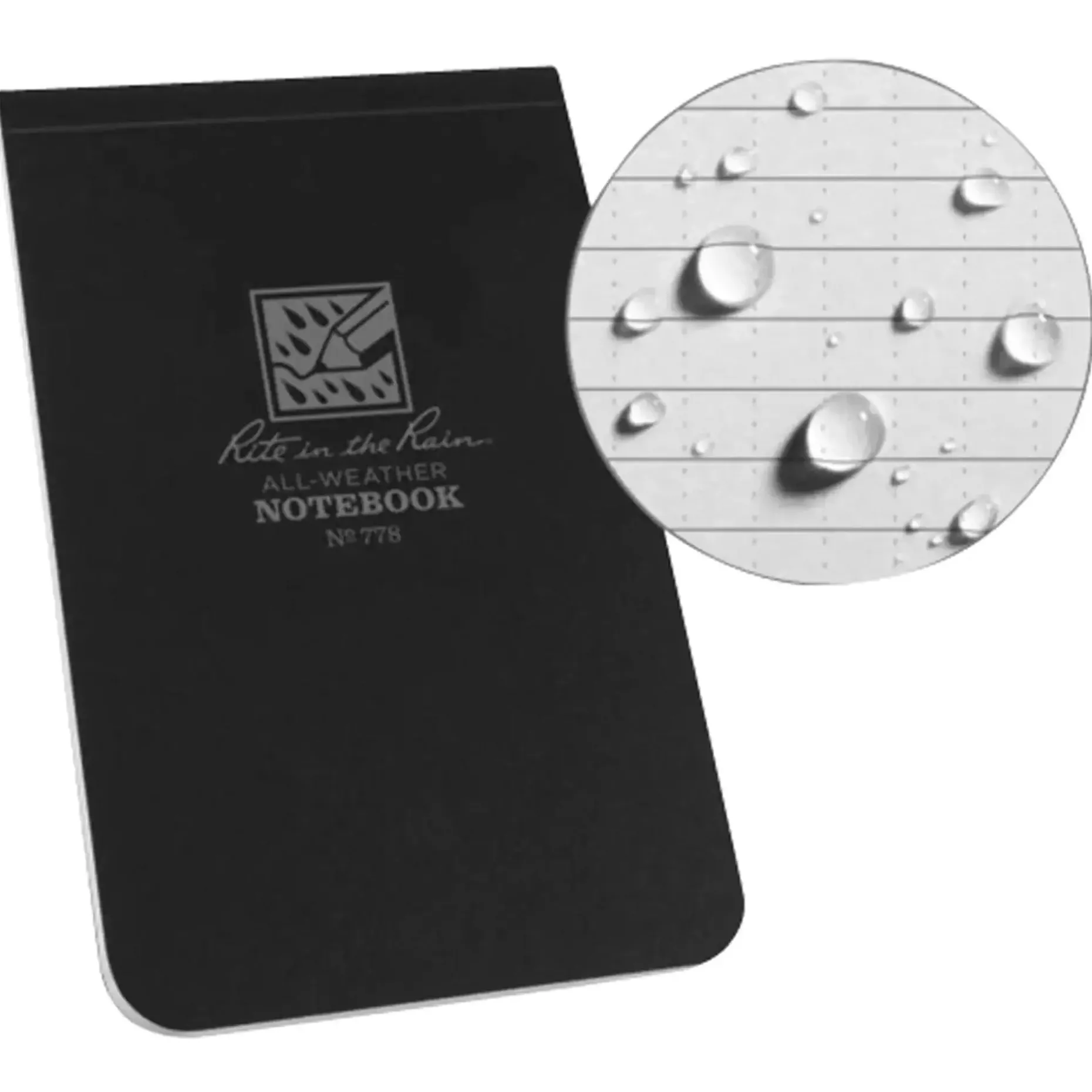 Rite in the Rain - Memoblock schwarz Nr. 778