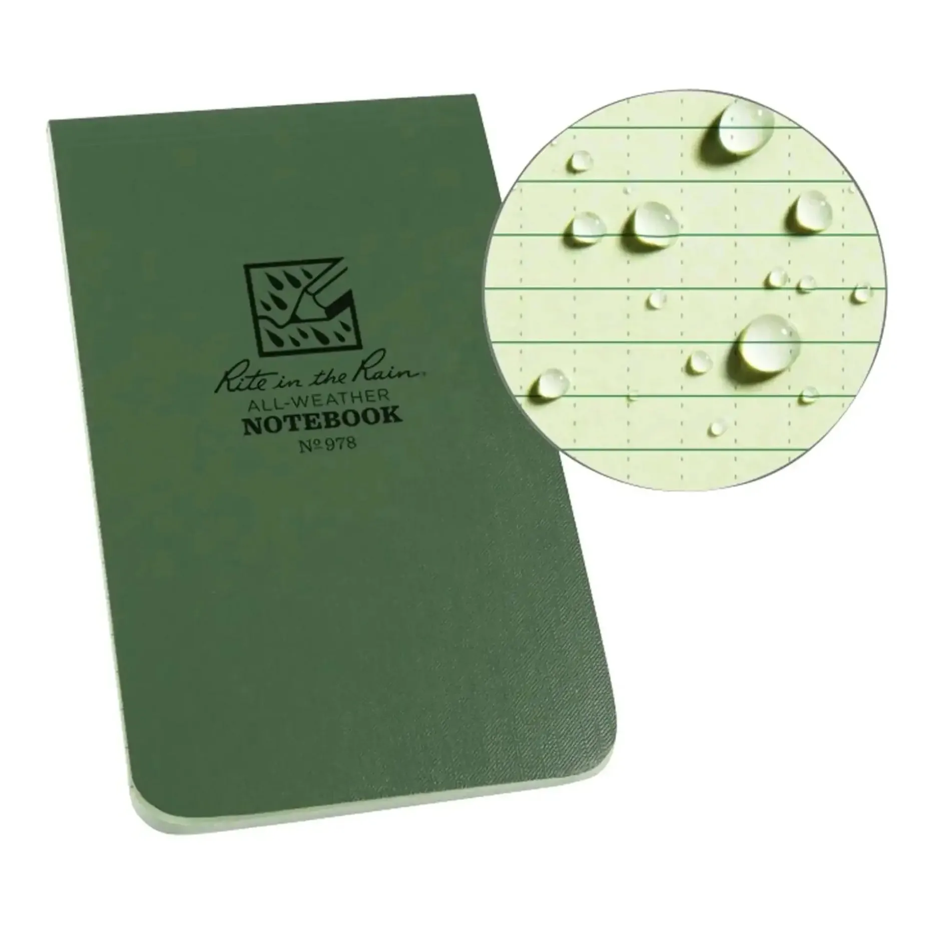 Rite in the Rain - Memoblock grün Nr. 978