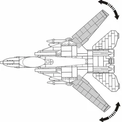 Sluban - Bausteinset Modern Jet Fighter M38-B0755