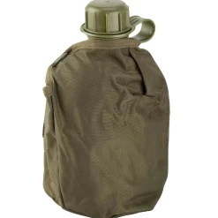 Österreichisches Bundesheer - ÖBH Feldflasche mit Becher und Hülle 1 L neuwertig