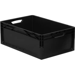 Surplus Systems - Euronormbox Vollwand 60 x 40 x 22 cm schwarz