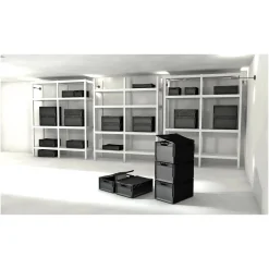 Surplus Systems - Euronormbox Vollwand 60 x 40 x 22 cm schwarz