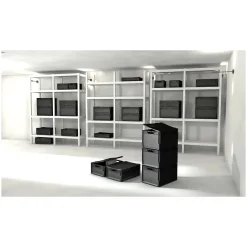 Surplus Systems - Euronormbox Vollwand 40 x 30 x 22 cm schwarz