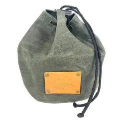 Survival Stuff - Waxed Canvas Tasche grau oliv