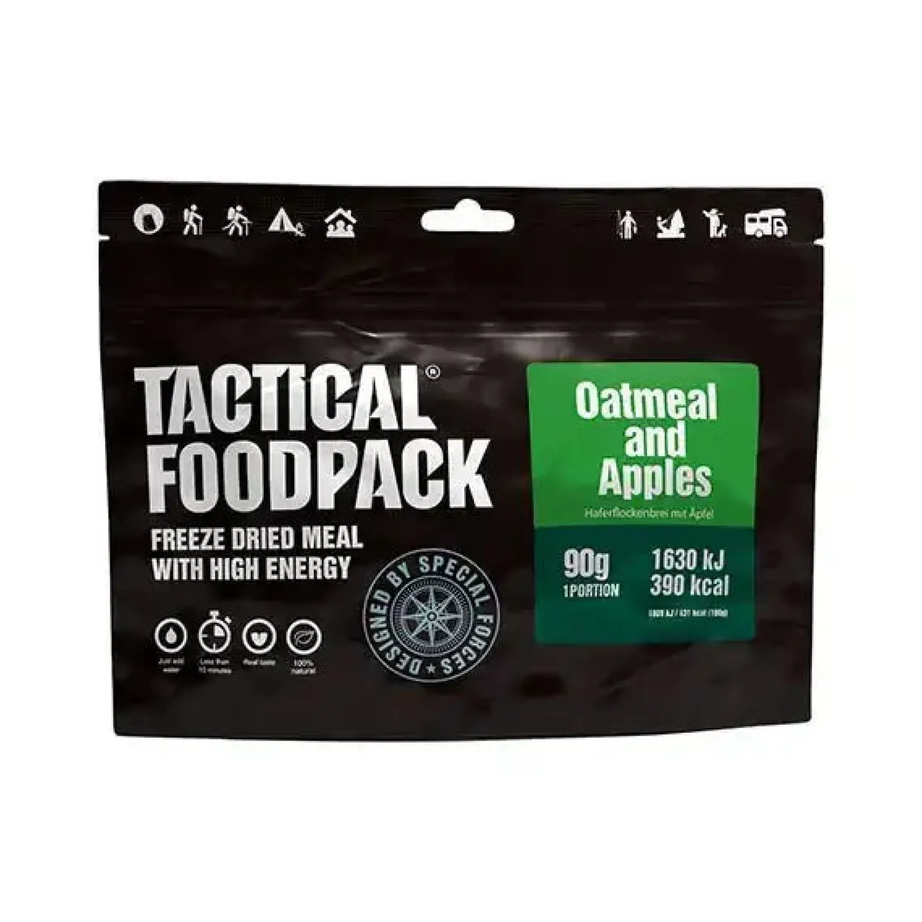 Tactical Foodpack - Haferflockenbrei mit Äpfeln
