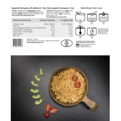 Tactical Foodpack - Hauptgericht Bolognese mit Rindfleisch