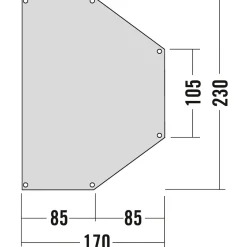 Tatonka - Apsidenunterlage Family weiß