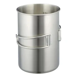 Tatonka - Becher mit Griff 850 ml silberfarben