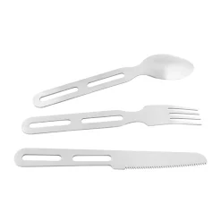 Tatonka - Campingbesteck Cutlery Set I silberfarben braun