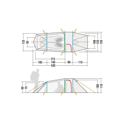 Tatonka - Trekkingzelt Grönland 2