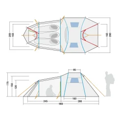 Tatonka - Tunnelzelt Alaska 3 Plus