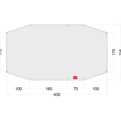 Tatonka - Zeltunterlage Floor Sheet PE Alaska 3 DLX weiß