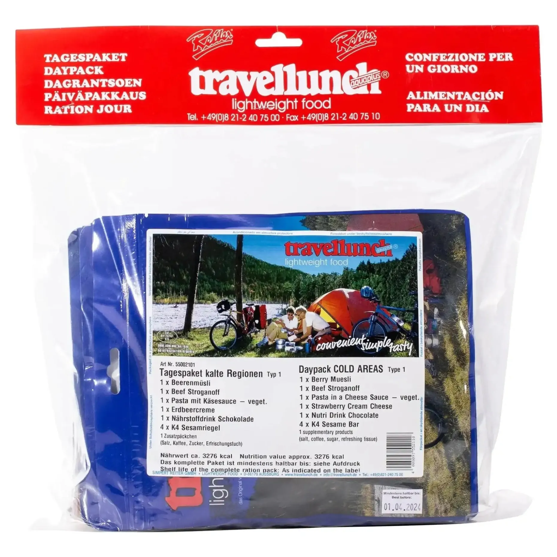 Travellunch - Tagespaket kalte Regionen Typ 1