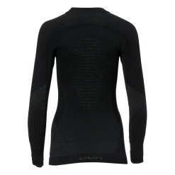 UYN - Longsleeve Fusyon Merino schwarz anthrazit Frauen
