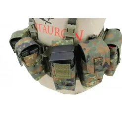 Zentauron - Chest Rig Nonmodular Split Front flecktarn