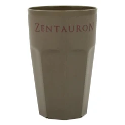 Zentauron - Kaffeebecher Mehrweg 300 ml grau braun