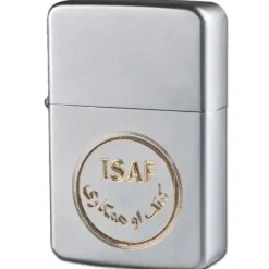 Z-Plus - Feuerzeug Gas mit Gravur ISAF